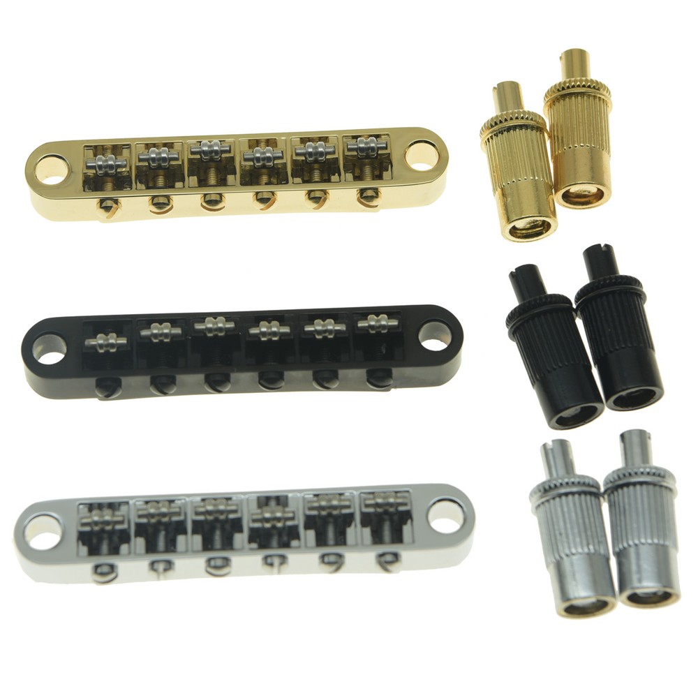 KAISH Guitar Roller Saddle Bridge Tune-o-Matic for Epiphone Les Paul,SG,ES,Dot