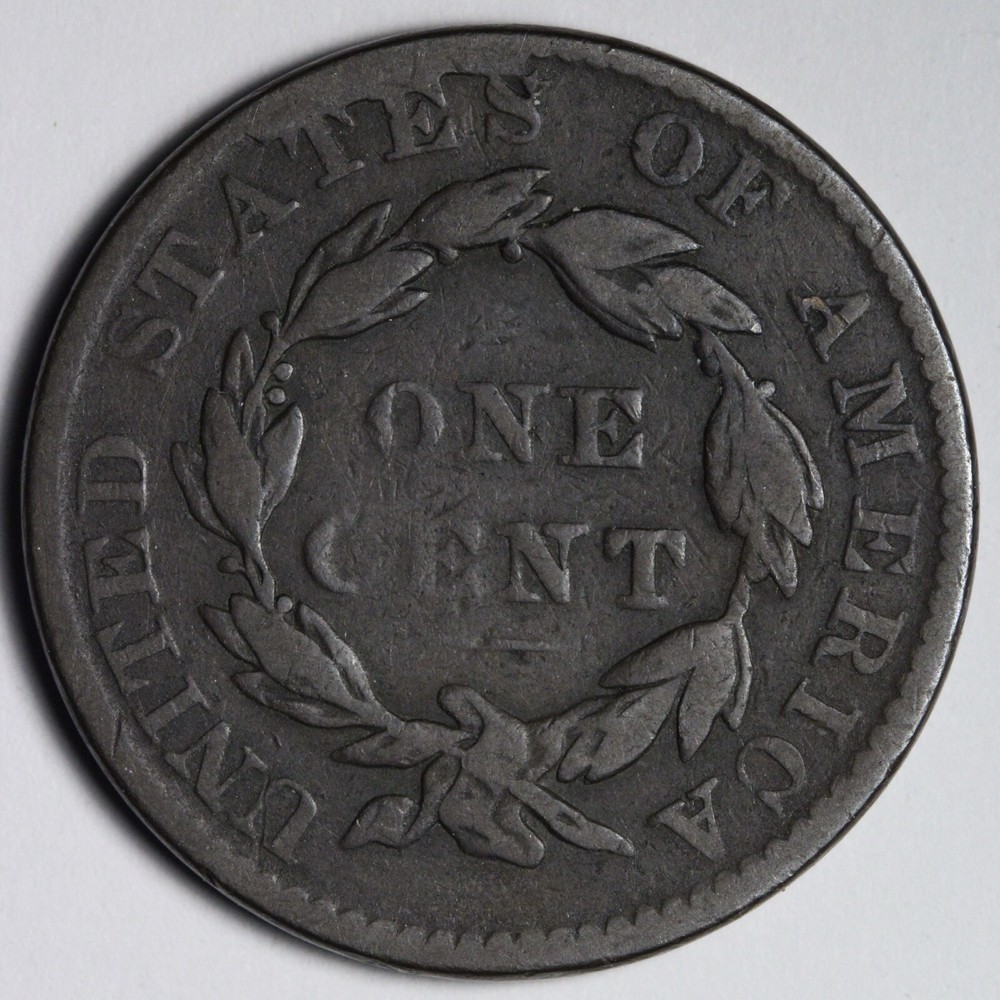 1831 Coronet Head Large Cent FINE E112 AWHR