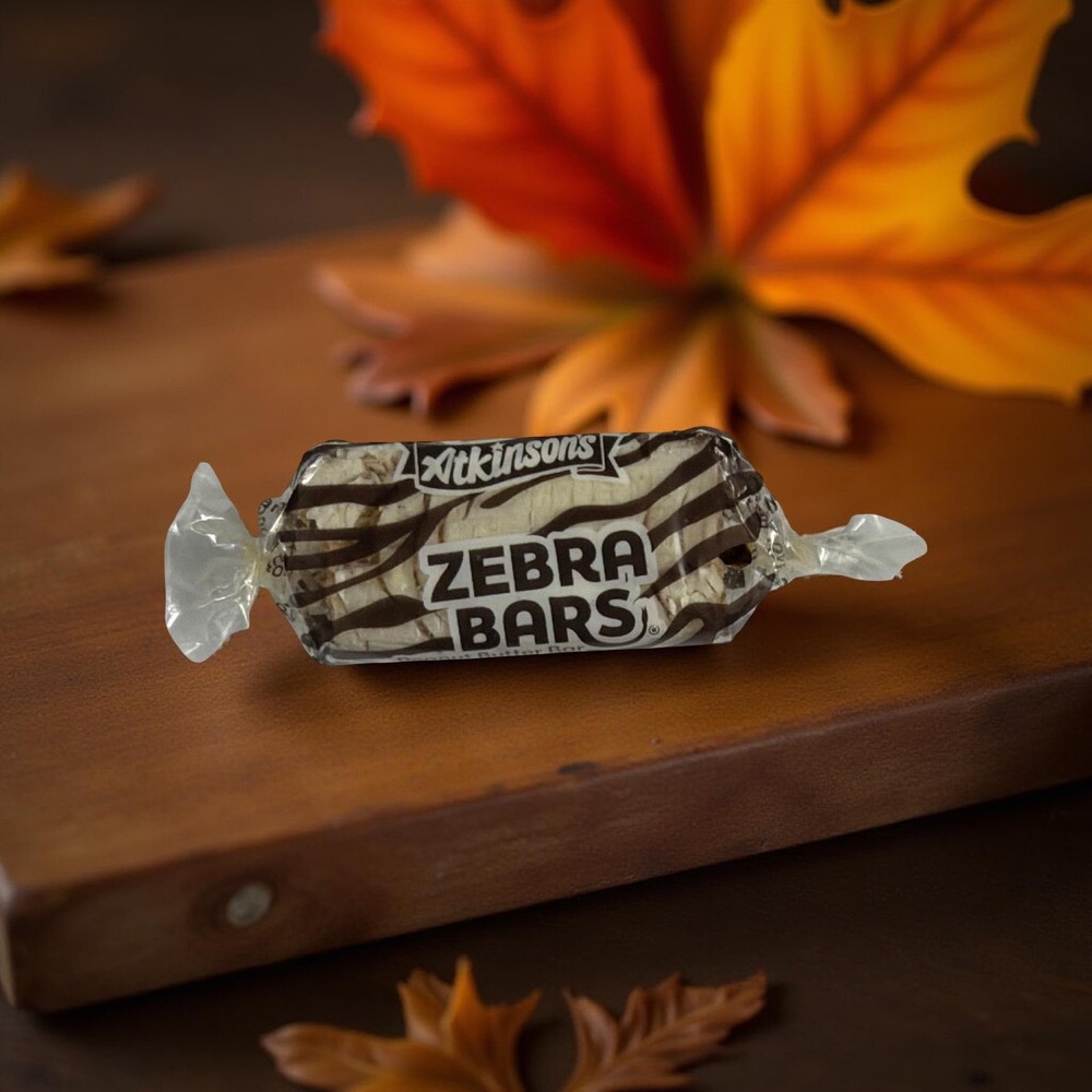 Atkinson's Zebra Peanut Butter Bars Candy (3 Pound)