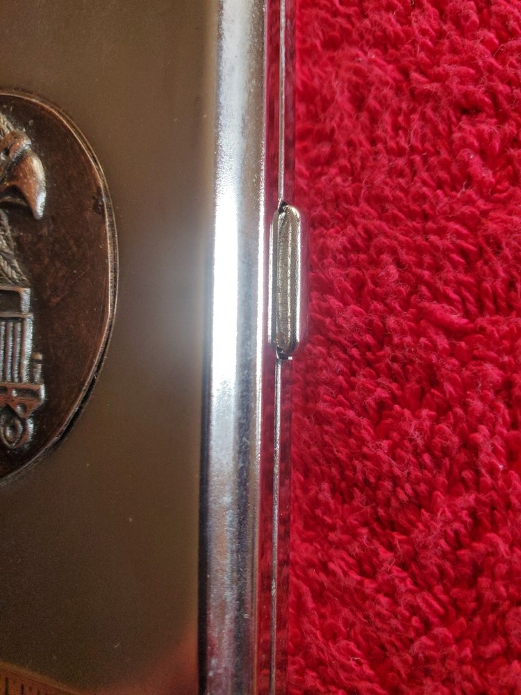 Vintage EAGLE Head & Truck Cigarette Case.