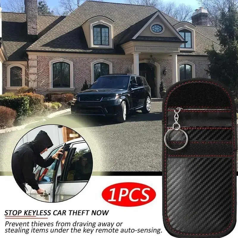 ✨ Car Key Signal Blocker Case Faraday Cage Pouch Key less RFID Blocking Bag