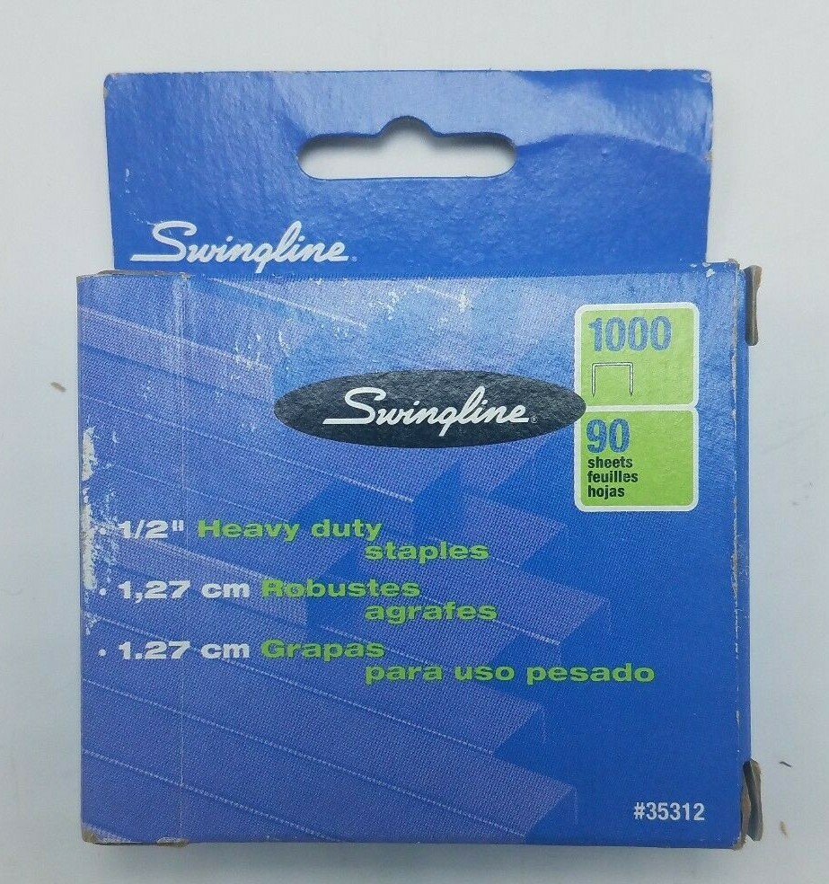 Swingline Staples Mixed Lot - 8 Boxes - 2 New Full - Rest Mostly Full