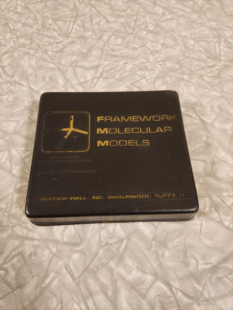 Vintage 1980 Prentice Hall Framework Molecular Models Kit Chemistry Science