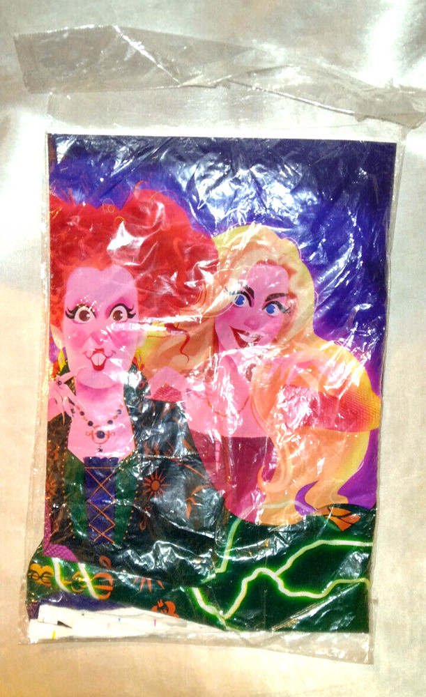HOCUS POCUS PLASTIC TABLE CLOTH NEW IN PACKAGE