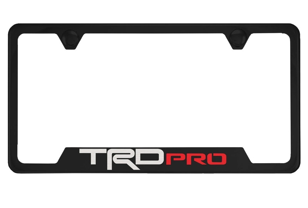 Black License Plate Frame for TRD Pro