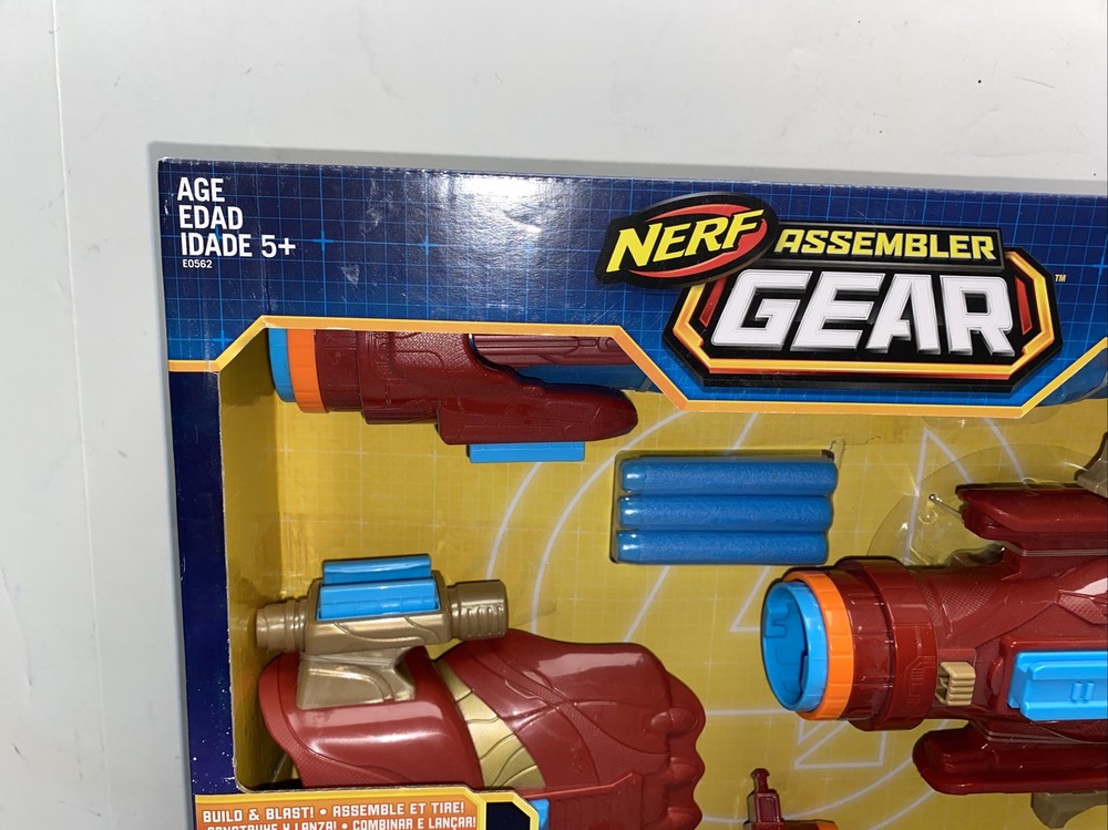 Hasbro Nerf Marvel Inifinity War Assembler Gear Build And Blast Ironman