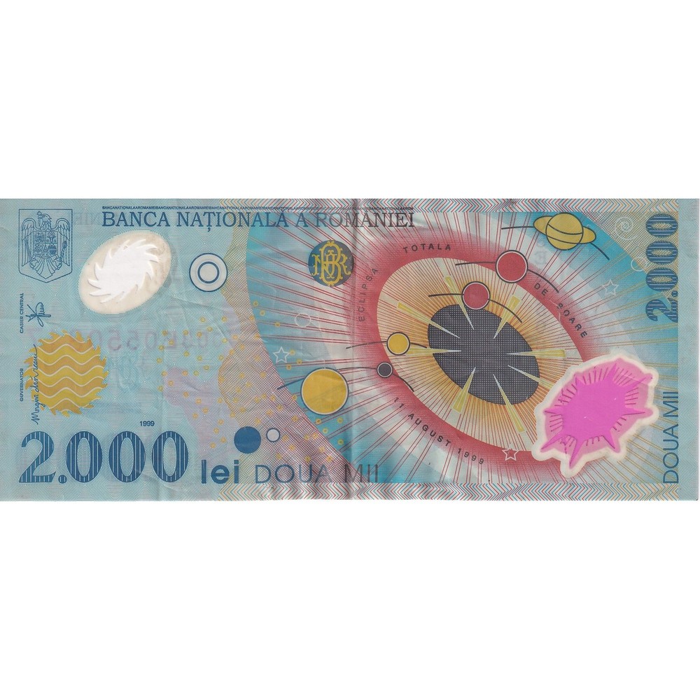 [#149886] Romania, 2000 Lei, 1999, KM:111a, VF