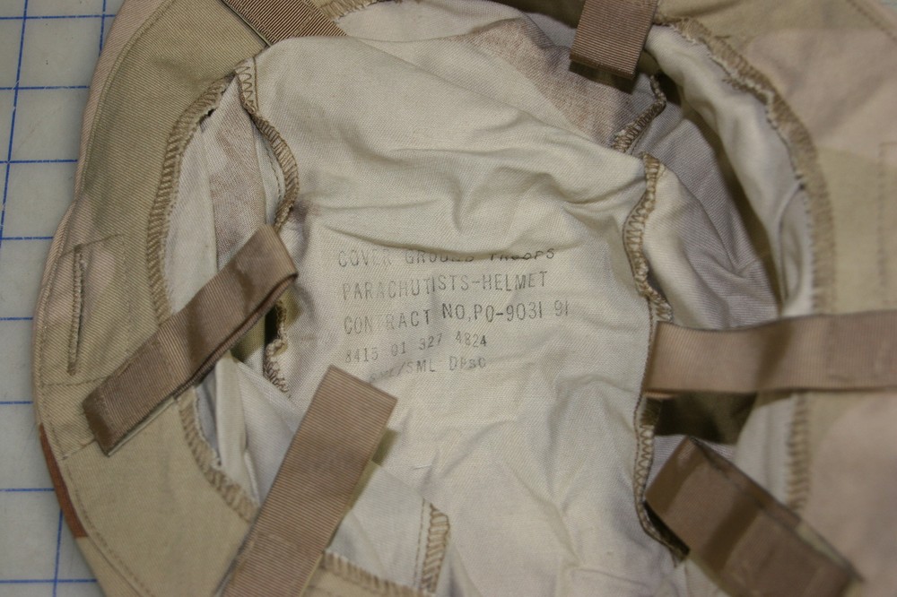 *pasgt helmet cover US desert DCU 3 color NEW X-small small airsoft camo