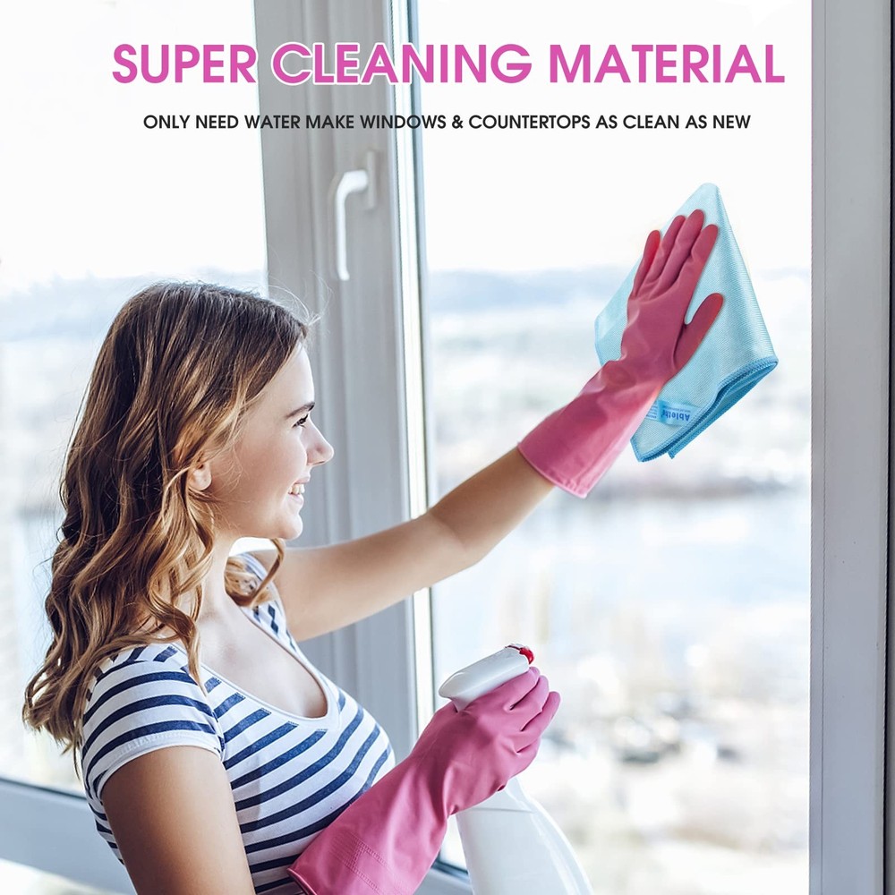 Ablethe Window Cleaning Cloth & Enviro Cloth Basic Package - Streak Free Clea...