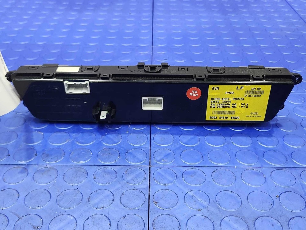 2016-2017 Hyundai Sonata Hybrid Clock Display Control Panel Assembly OEM