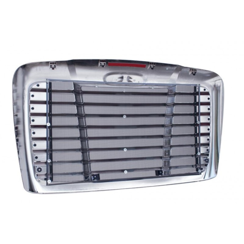 Freightliner Cascadia Chrome Grill with Bug Screen