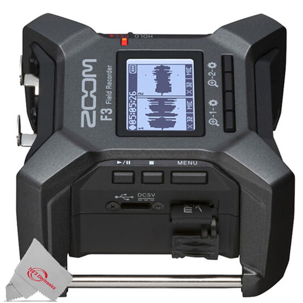 Zoom F3 2-Input / 2-Track Portable Field Recorder