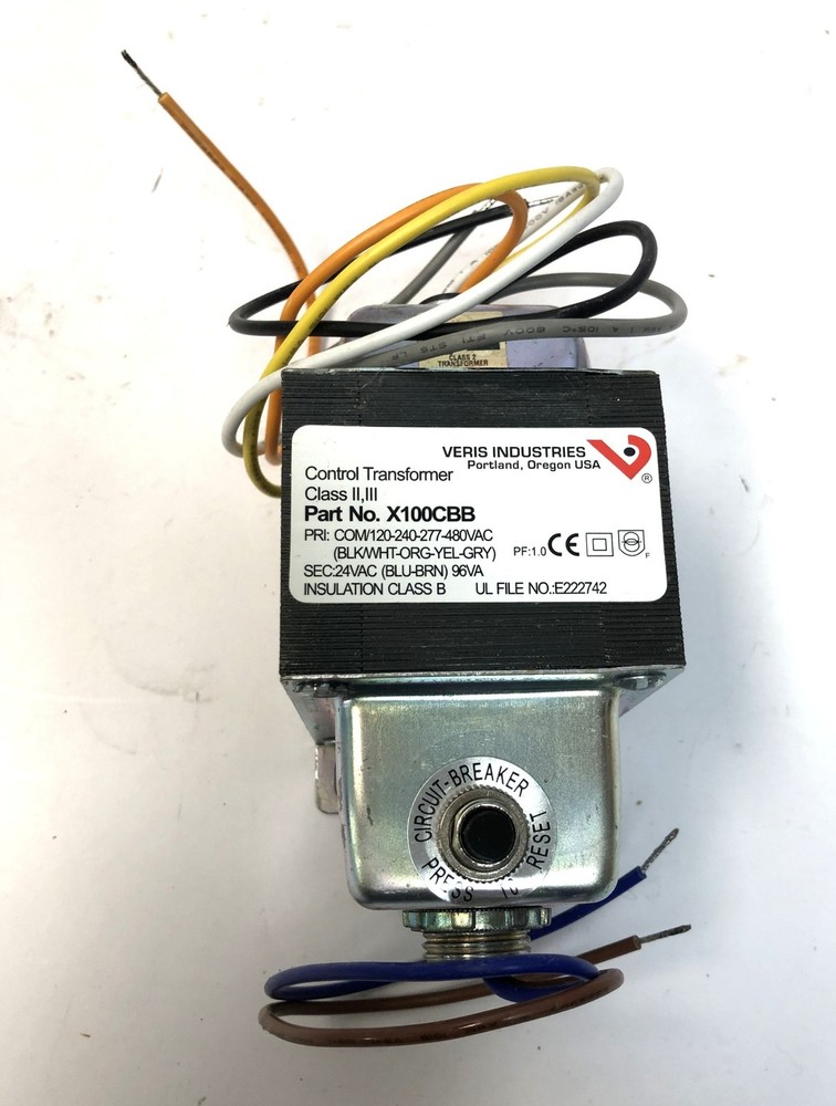Veris X100CBB Control Transformer – Good Condition