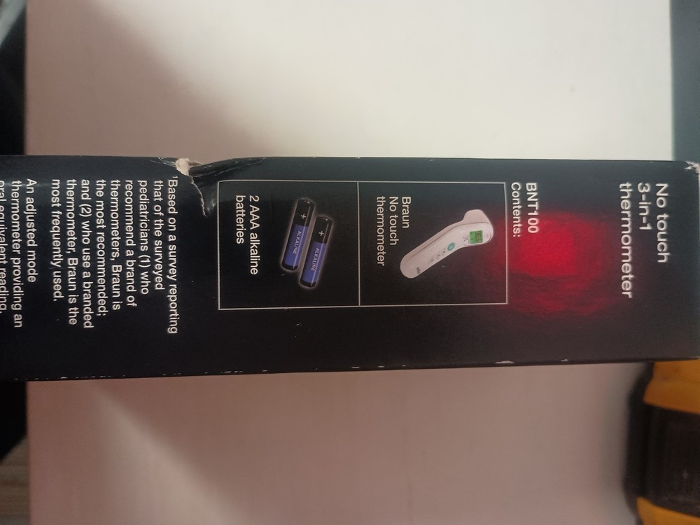 Braun No Touch 3-in-1 Thermometer