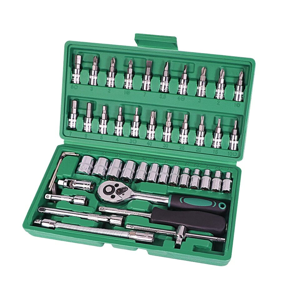 Socket Wrench Auto Repair Tools Complete Car Repair Tool Set Dash Quick Tool Set
