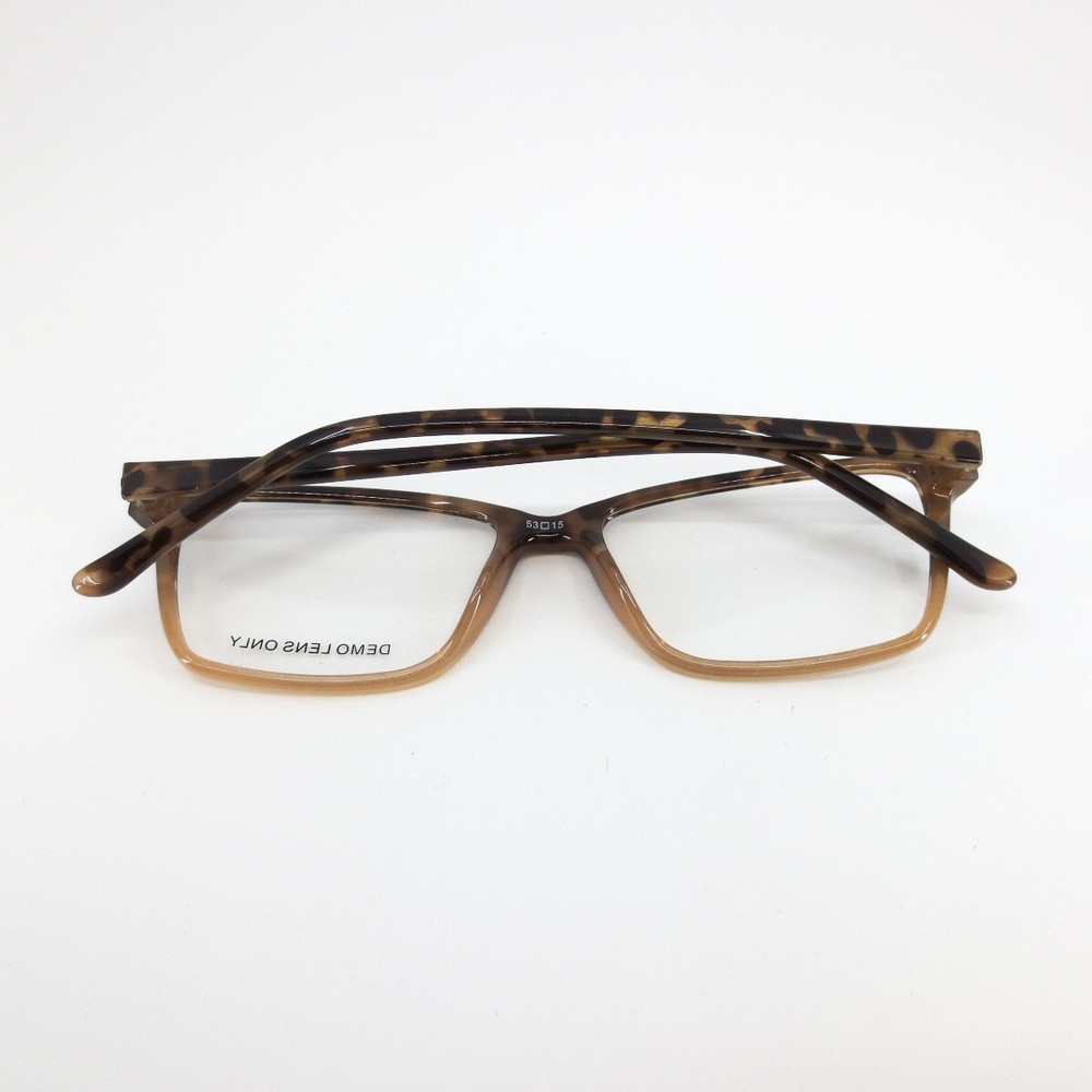 WP20215 TORTOISE Eyeglasses Frames Brown Rectangular 53-15-140