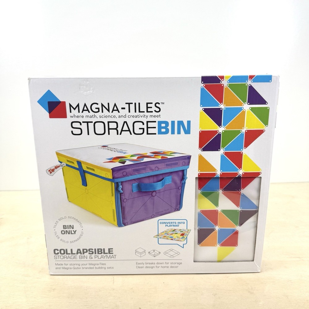 MAGNA-TILES Storage Bin & Interactive Play-Mat - NEW!