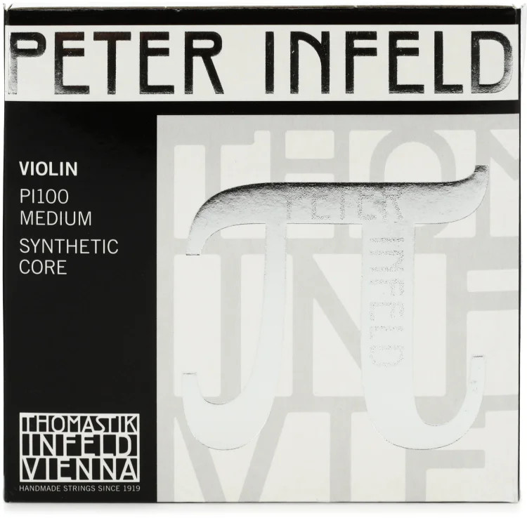 Thomastik-Infeld PI100 Peter Infeld Violin String Set with Platinum Plated E
