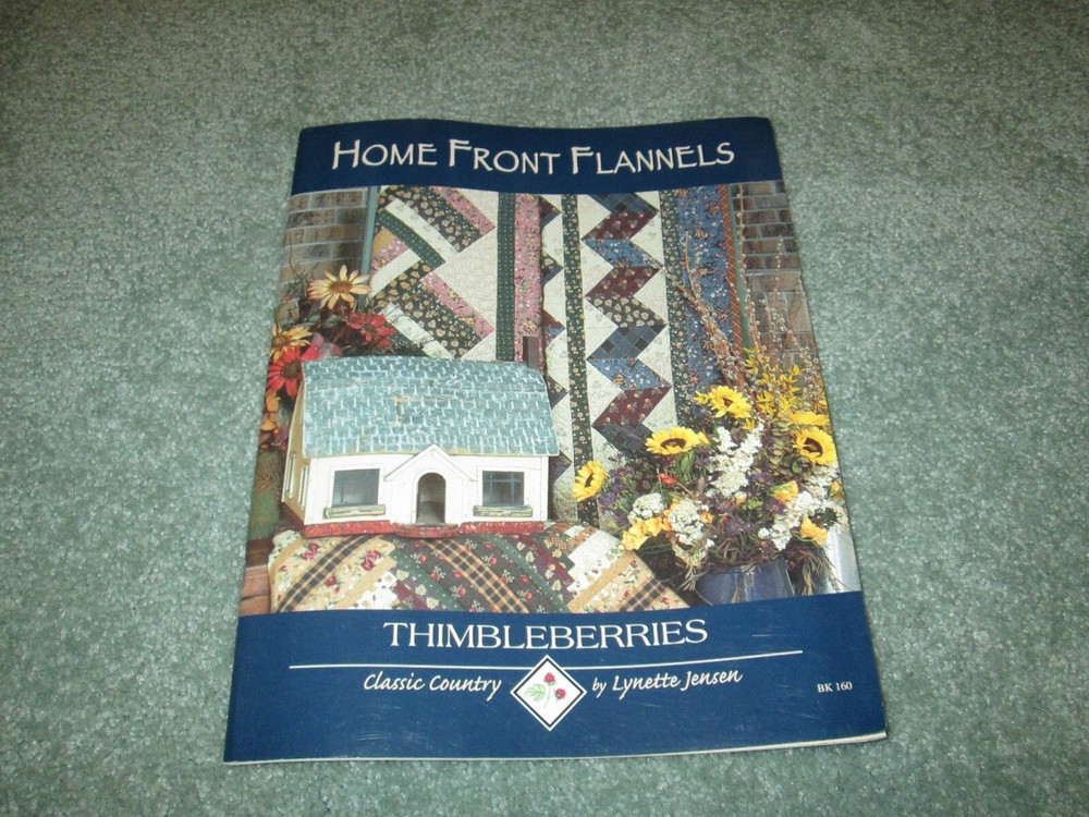 NEW THIMBLEBERRIES HOME FRONT FLANNES BOOK By LYNETTE JENSEN