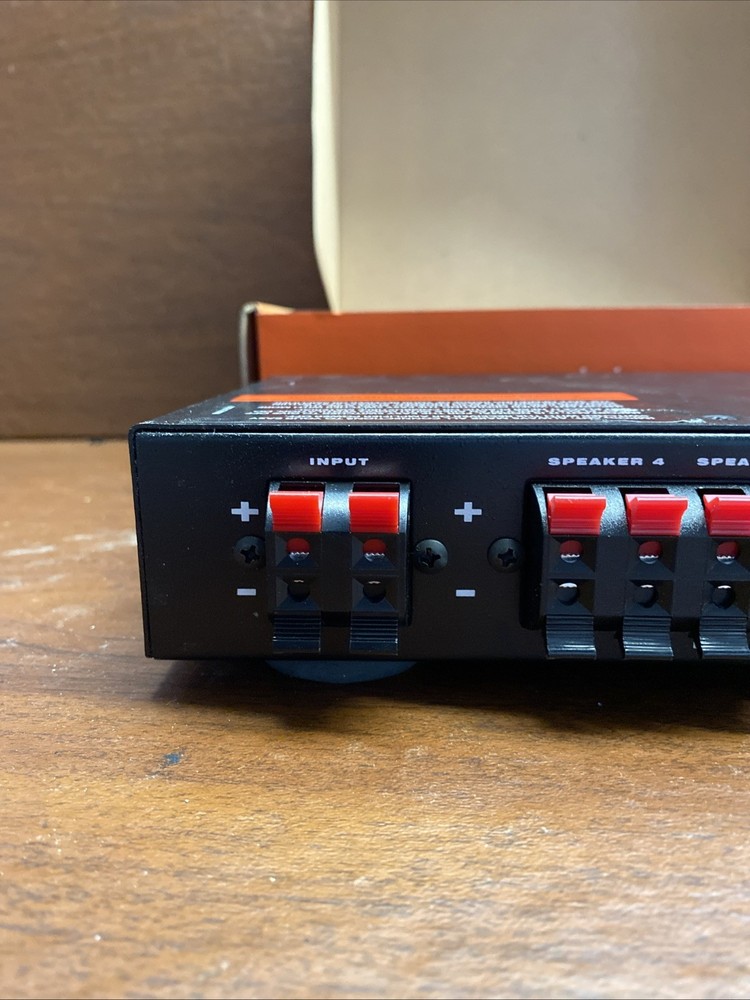 MODERNO ~ 4 - ZONE SPEAKER SELECTOR SWITCH ~ MODEL # MS-4