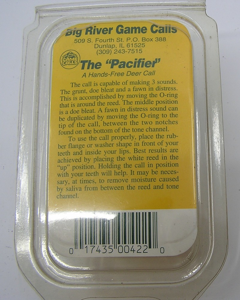 Big River Game Call 5079 The "Pacifier"