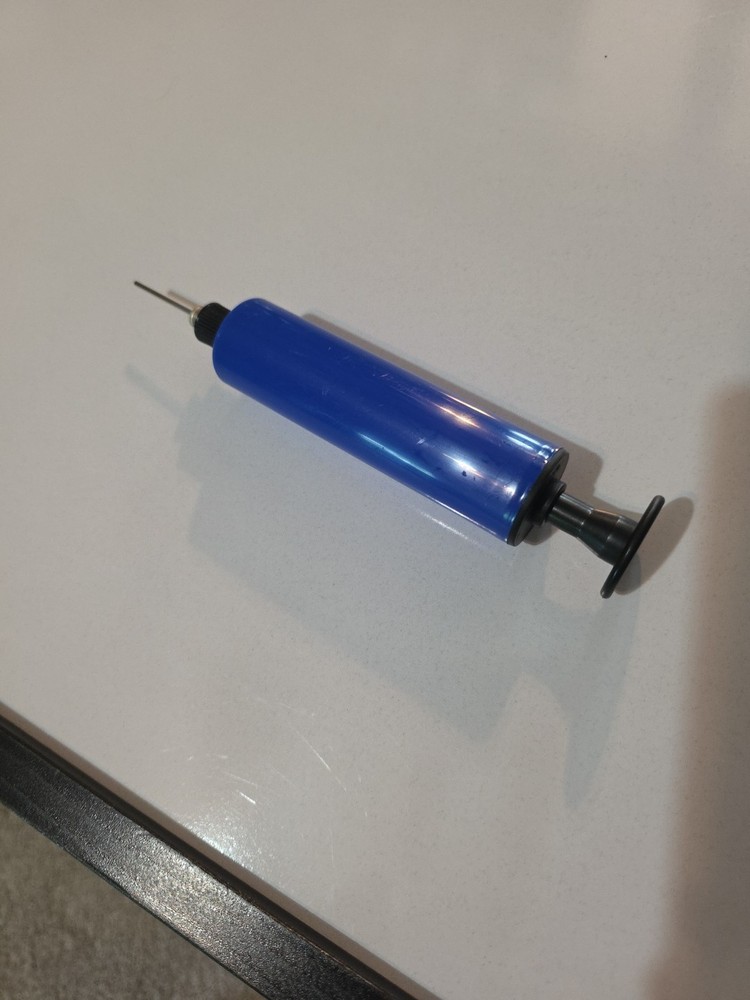 Blue Hand Pump For Balls
