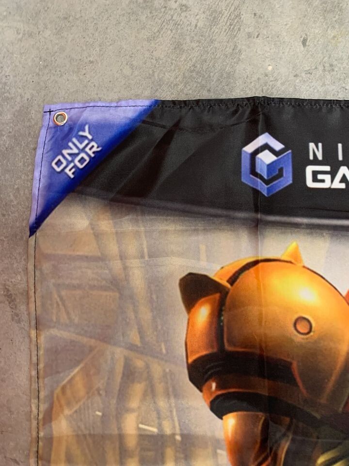 Metroid Prime Custom Wall Flag Banner Tapestry 2 x 3 Ft, Gamecube