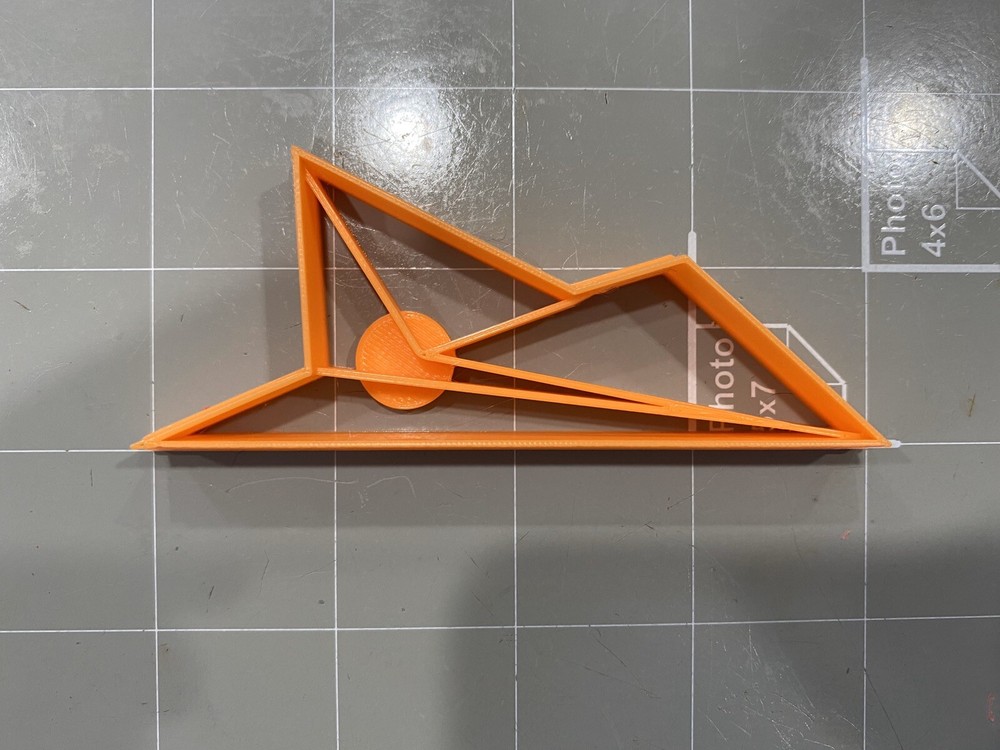 Paper AirPlane Cookie Cutter
