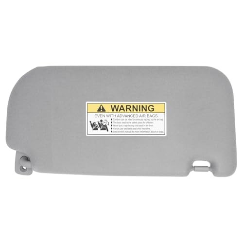 Left Driver Side Sun Visor Replacement Compatible with KIA Gray(Driver Side)