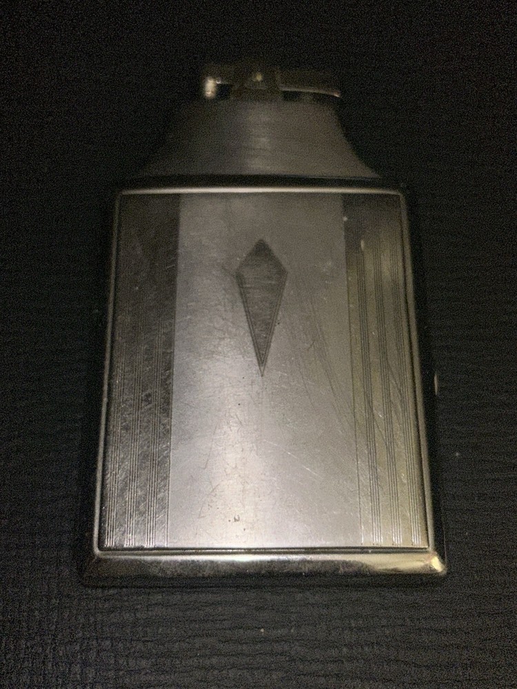 Vintage Ronson MasterCase Cigarette Case Lighter Combo Art Deco