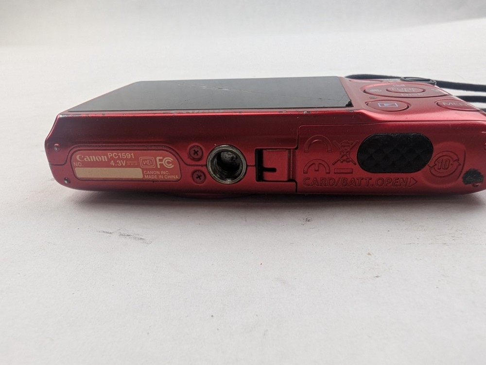 Canon PowerShot ELPH 300 HS Red - Cracked screen