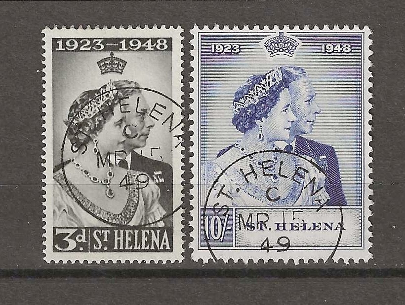 ST HELENA 1948 SG 143/144 USED