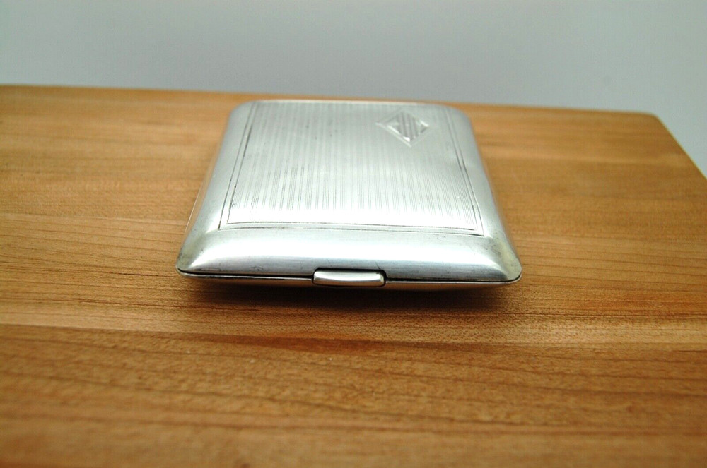 ANTIQUE HAVONE STERLING SILVER CIGARETTE CASE