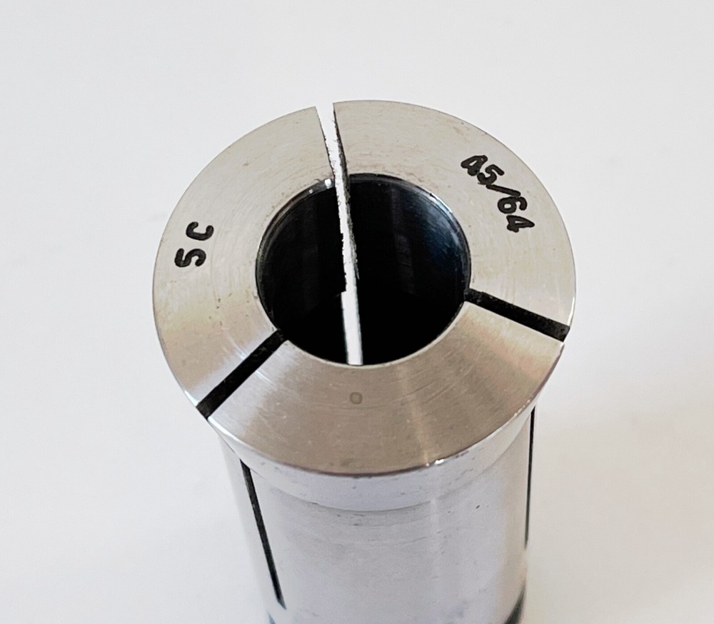 45/64" 5C Round Collet External & Internal Threads 0.7031"