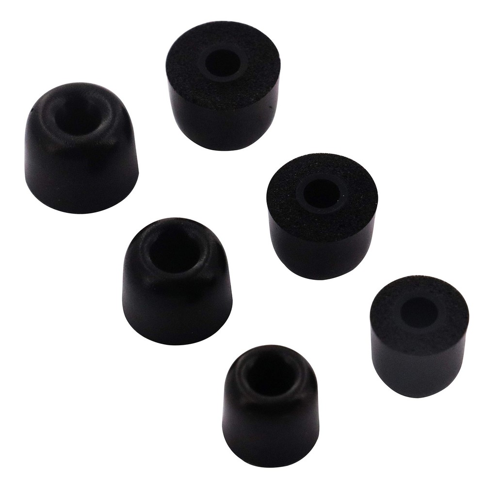 ALXCD Replacement Foam Ear Tips for Powerbeats Pro Headphone, S S/M/L, Black