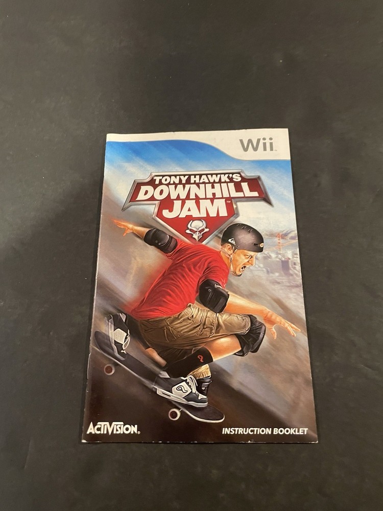 tony hawk downhill jam wii Manual only