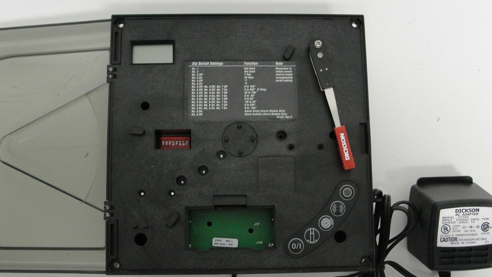 Dickson KT602 temperature chart recorder 6 inch with power supply