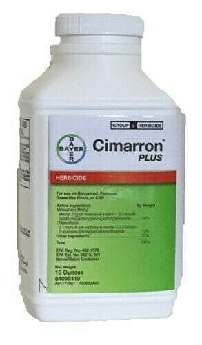 Cimarron Plus Herbicide - Pasture Broadleaf killer 10 Ounces by Bayer