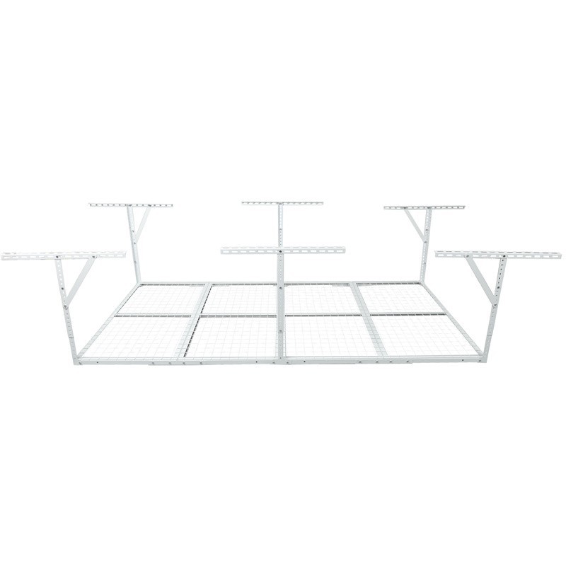 3ft x 8ft Overhead Garage Storage Rack Adjustable Mounted Ceiling Storage Rack