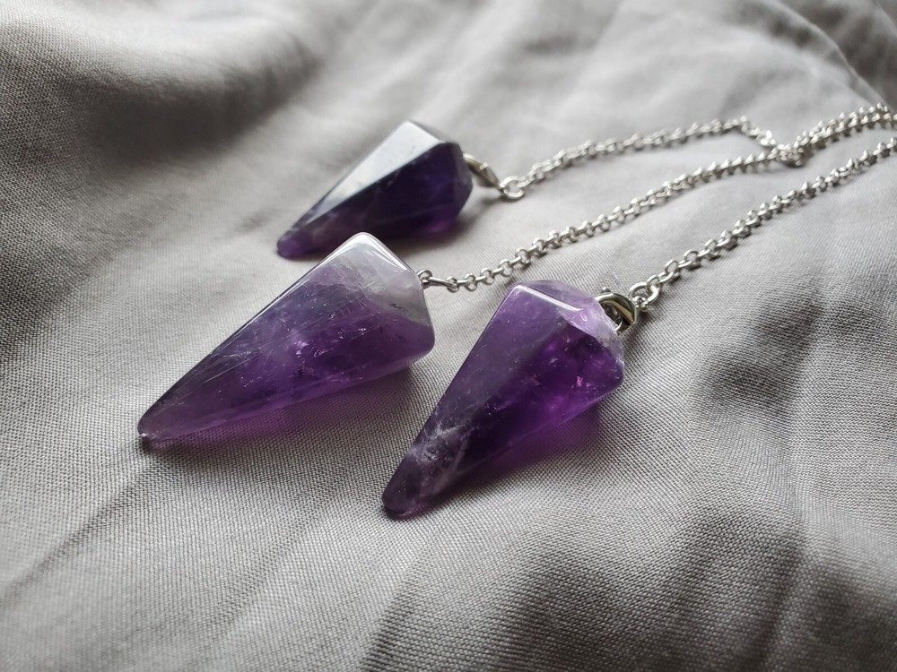 Amethyst Crystal Pendulum