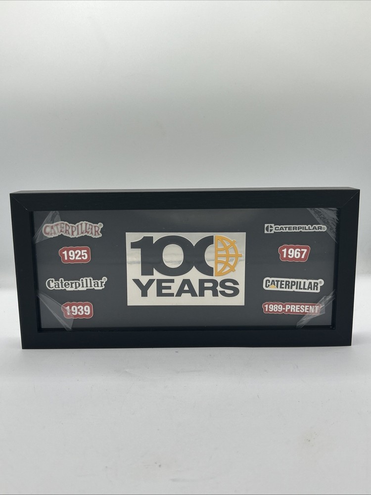 100 Years Caterpillar Pin Set Keychains & Cufflinks Centennial