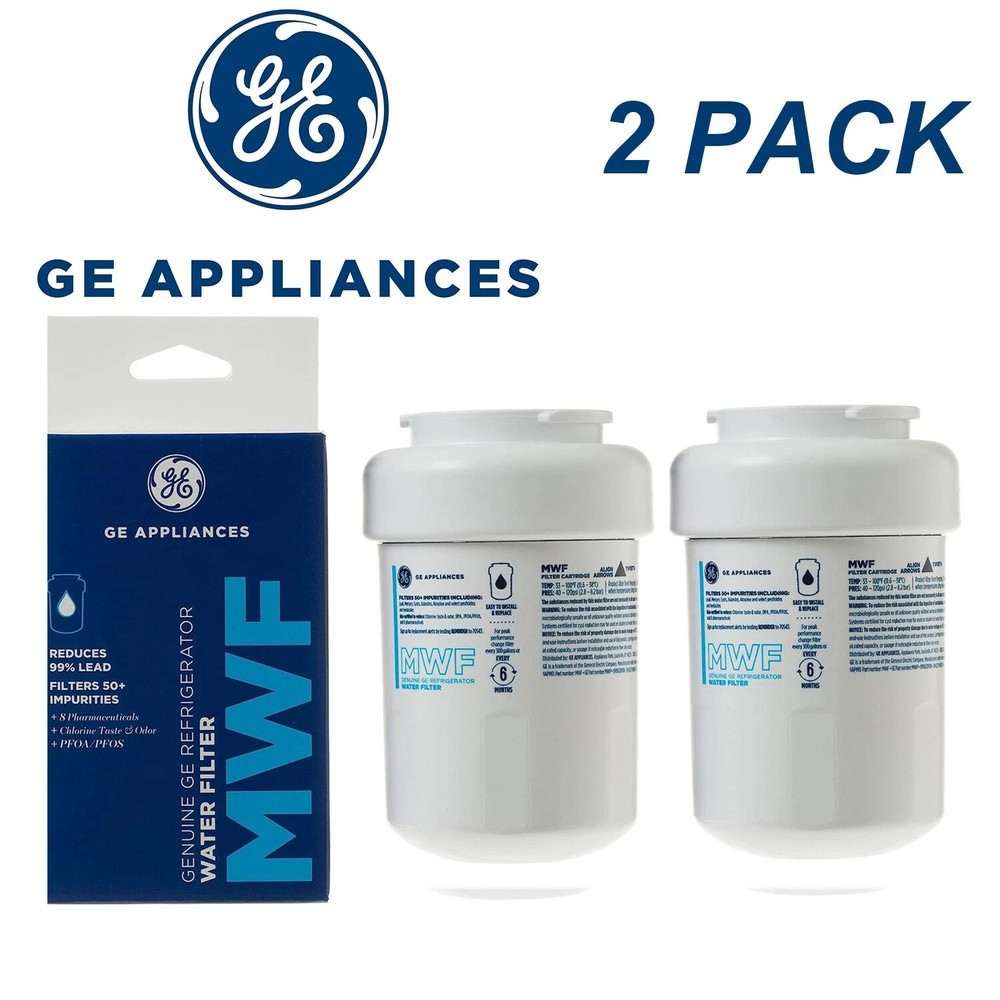 Sealed 2x GE MWF MWFP 46-9991 GWF Smartwater Genuine Refrigerator Water Filter