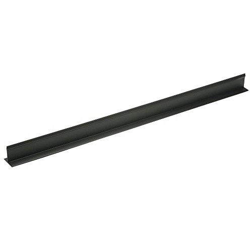Shelf Divider T Shape Black Plastic - 30" L x 2" H