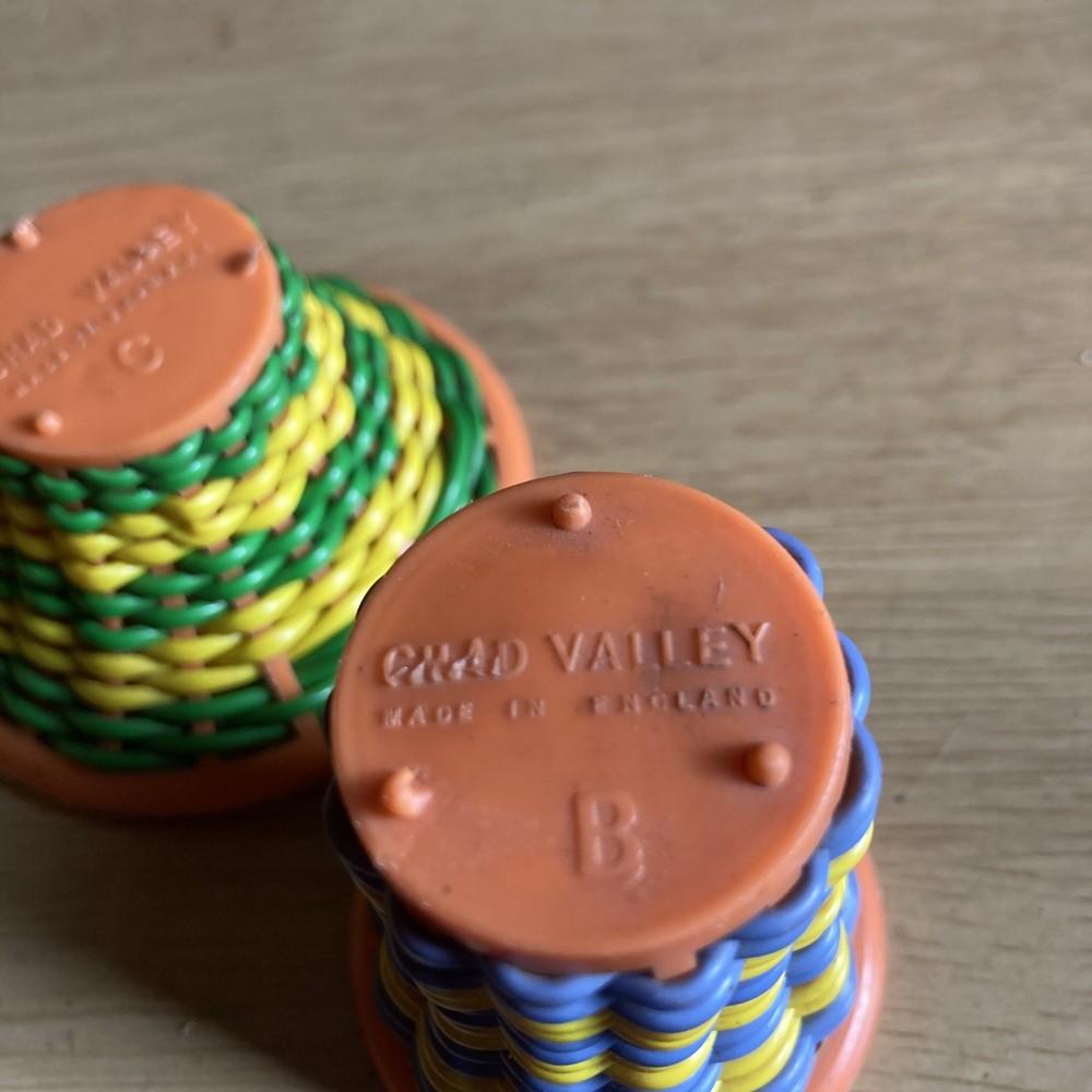 Vintage toy baskets. Chad Valley. Crafts