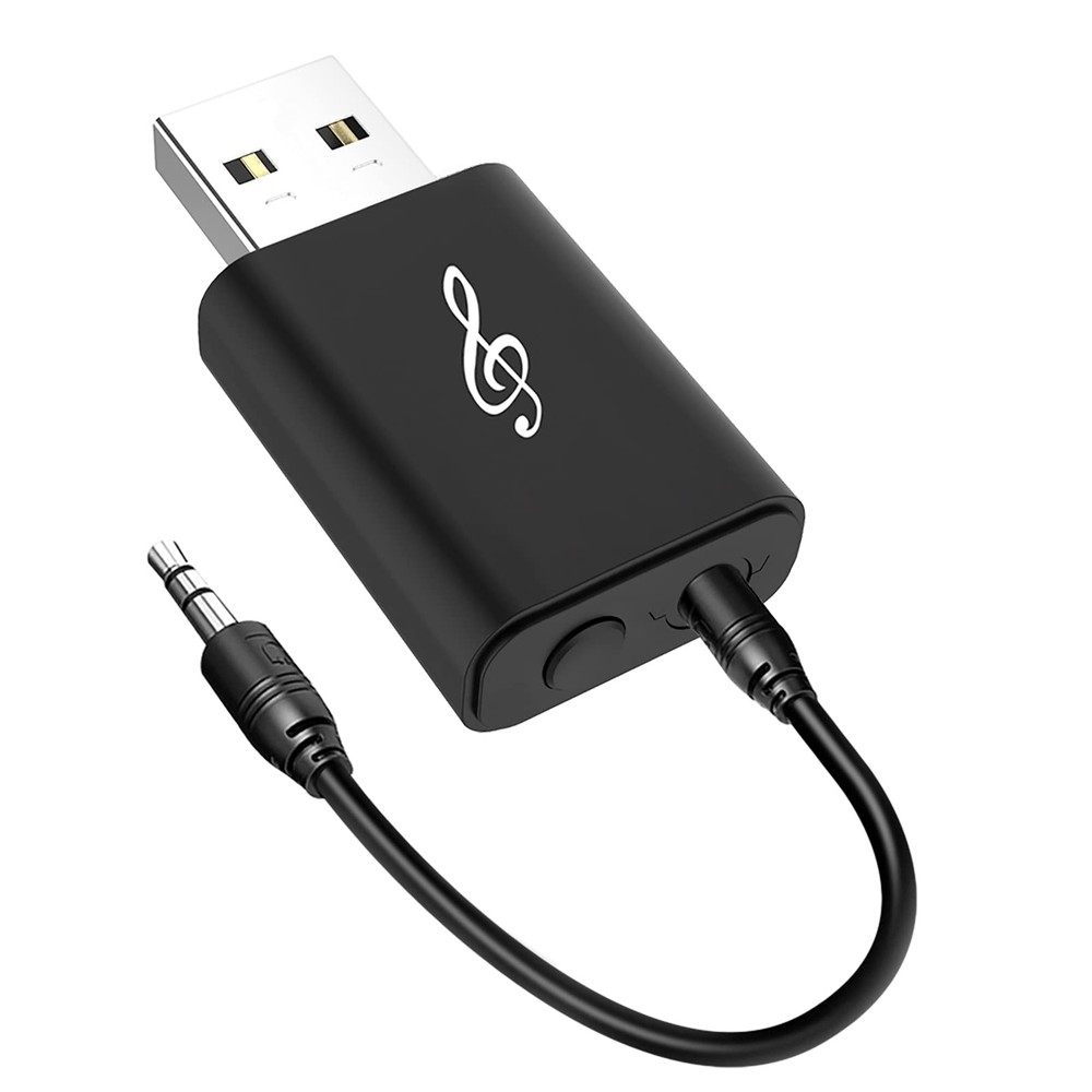 Bluetooth 5.0 Transmitter Receiver Adapter, 3.5mm Portable Small, 2 in 1