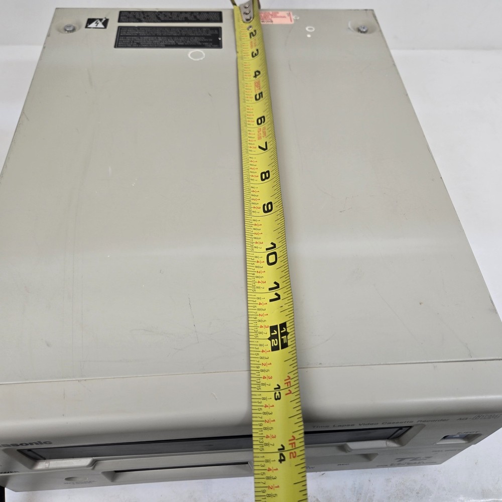 Panasonic AG-6124 Time Lapse Video Cassette Recorder VHS Security *Read