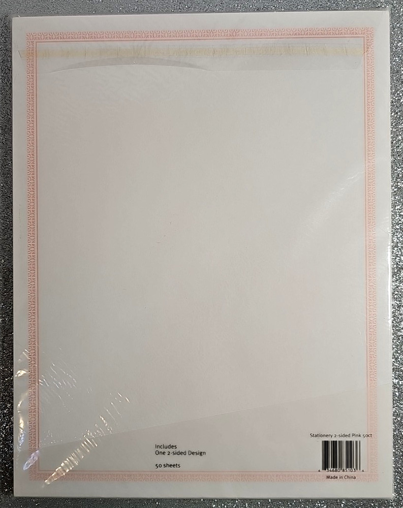 Hot Hues! Pink 2-Sided Computer Stationery Letterhead 75+ Sheets