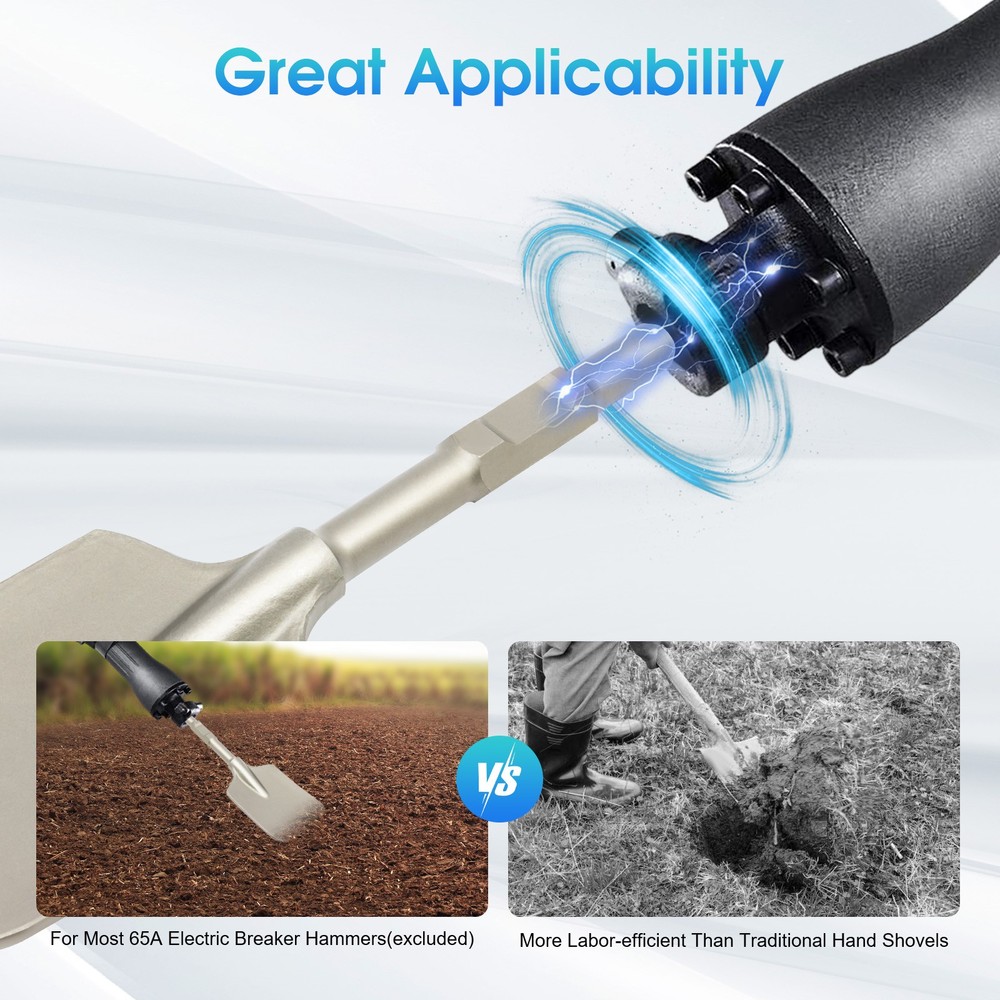 Jack Hammer Clay Spade Chisel Square Shovel Chisel Bit Hex Shovel Demolition