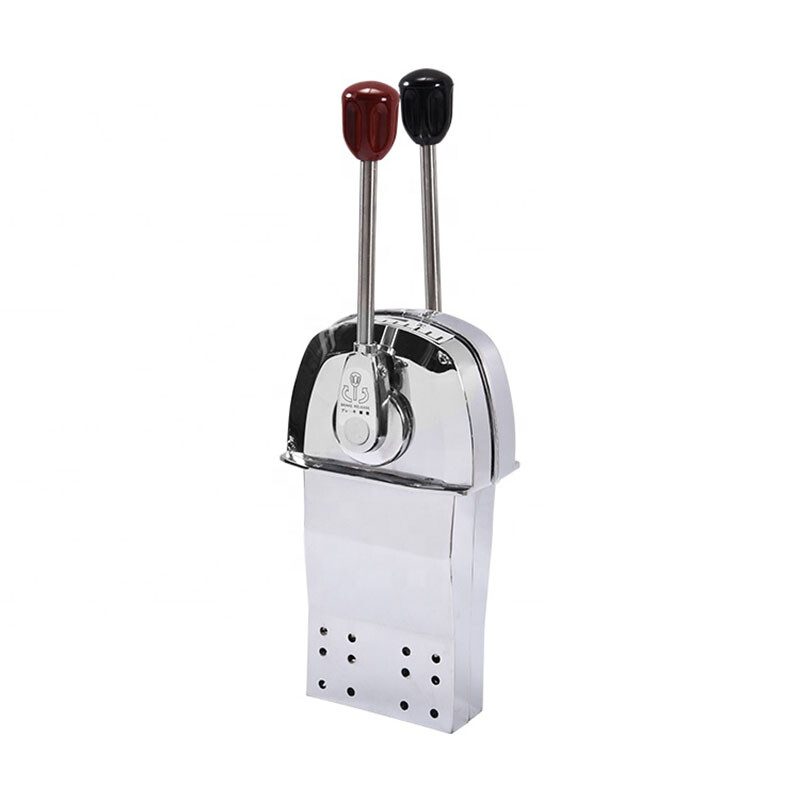 Boat Dual Control Lever Single Engine Remote Control Box for Outboard Inboard