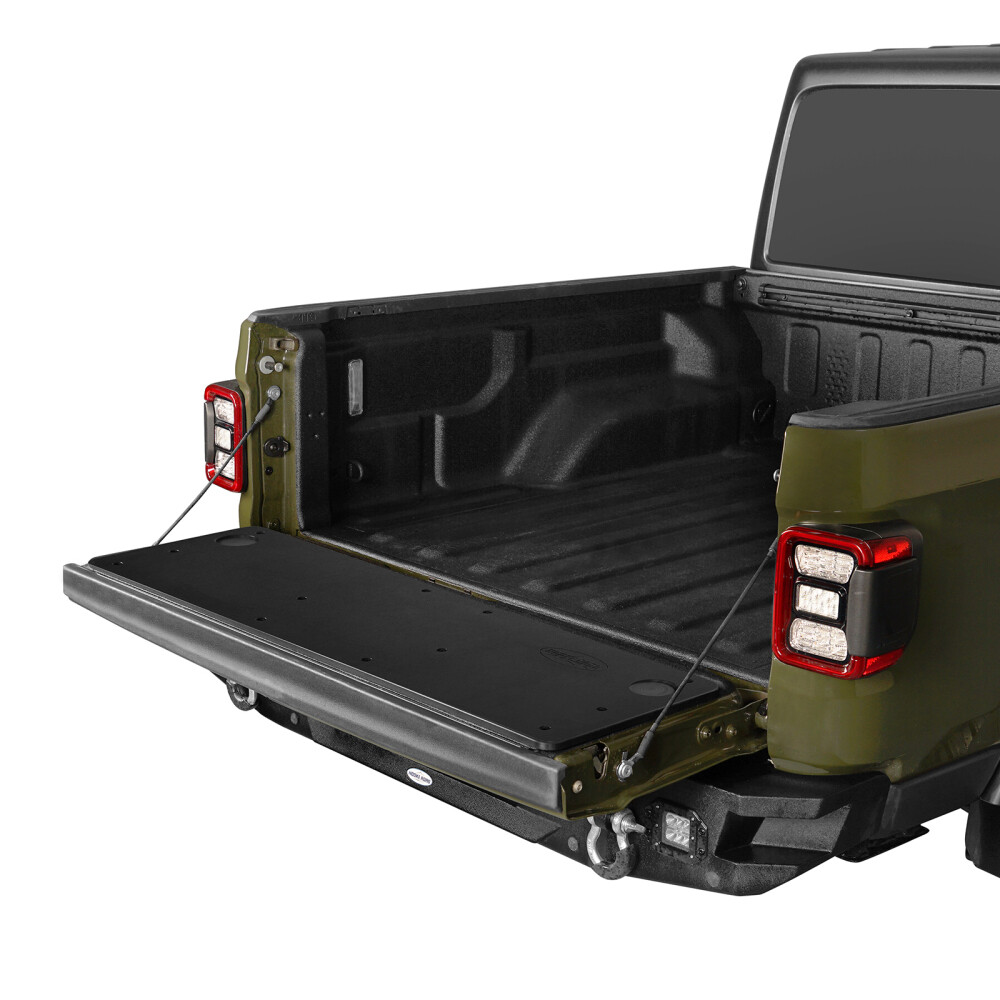 Black Tailgate Plastic Table Shelf Panel Replace Fit Jeep Gladiator JT 2020-2026